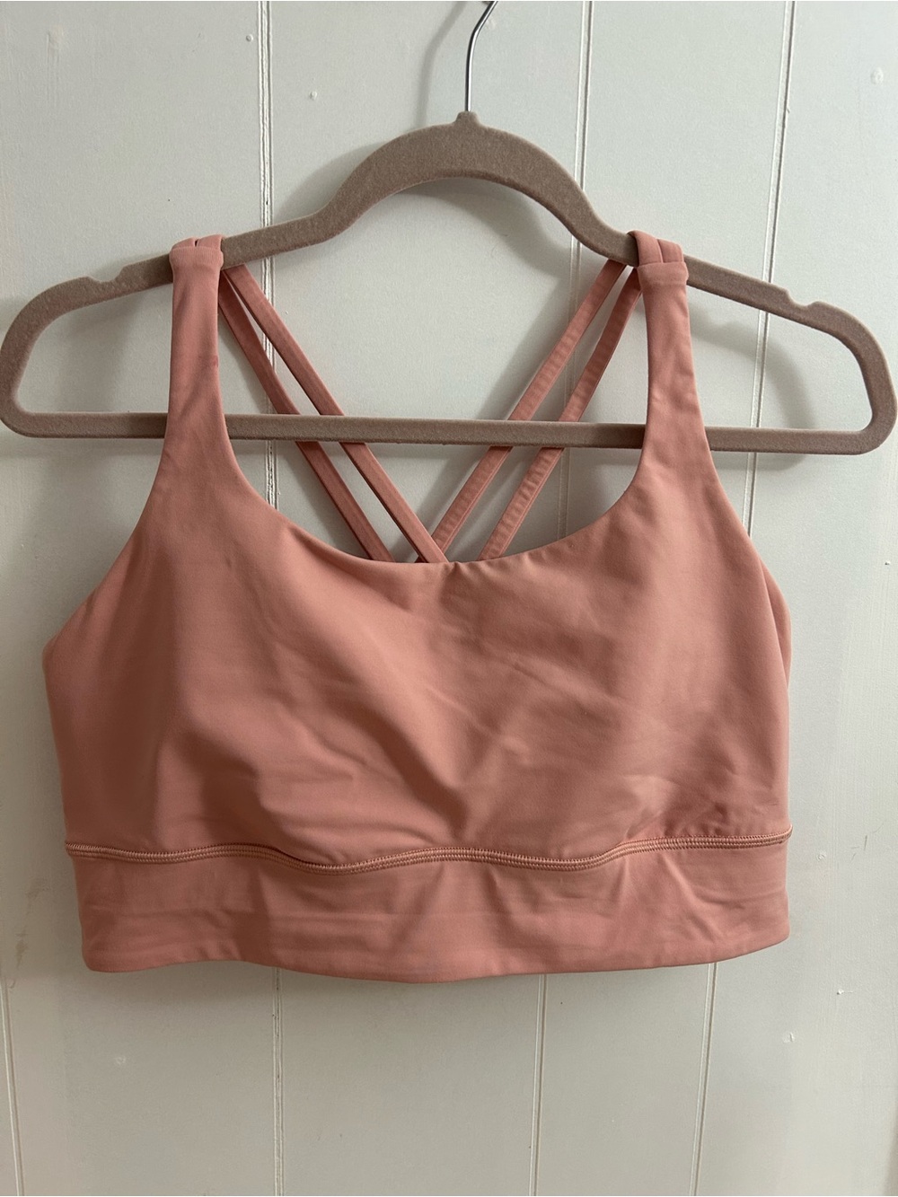 lululemon athletica Dusty Rose Crossback Sports Bra